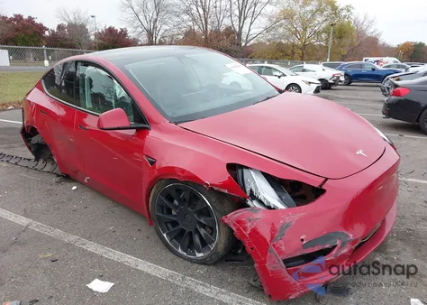 2022 Tesla Model Y Long Range Dual Motor All-Wheel Drive from USA, damaged, VIN 7SAYGDEE8NF310077